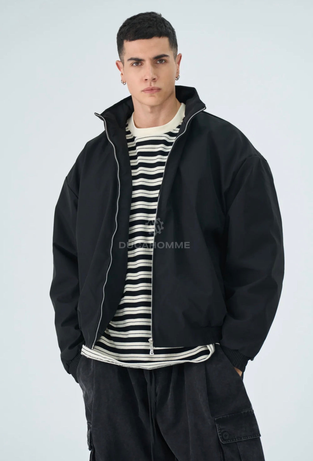 Giacca Oversize-Duca Homme (nero)
