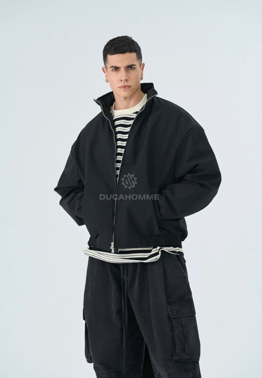 Giacca Oversize-Duca Homme (nero)