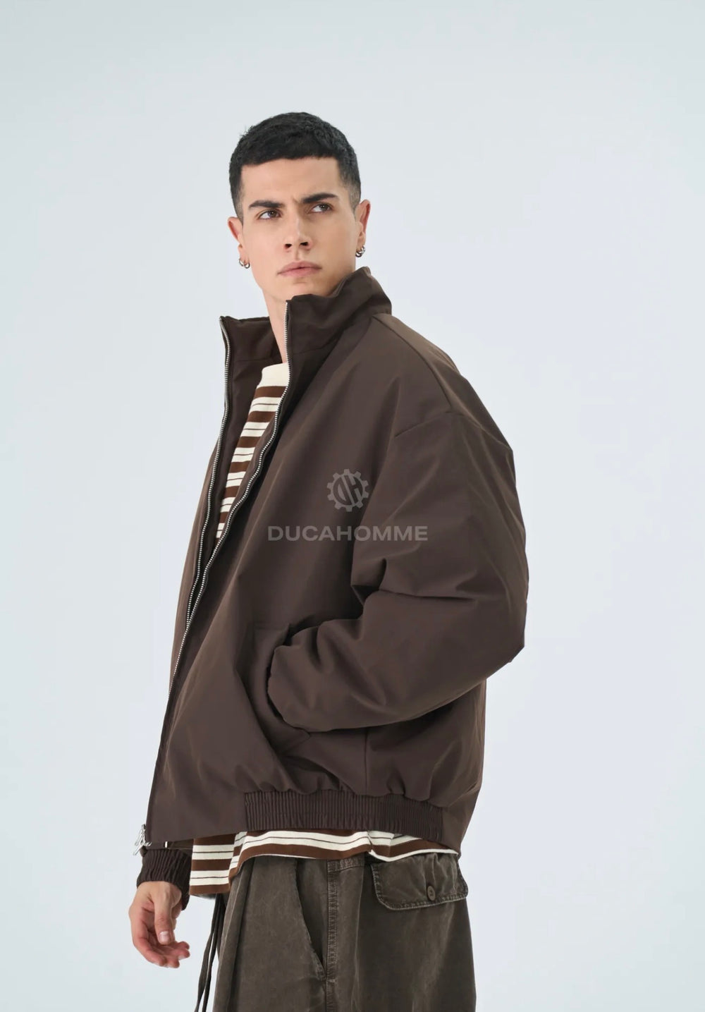 Giacca Oversize-Duca Homme (marrone)