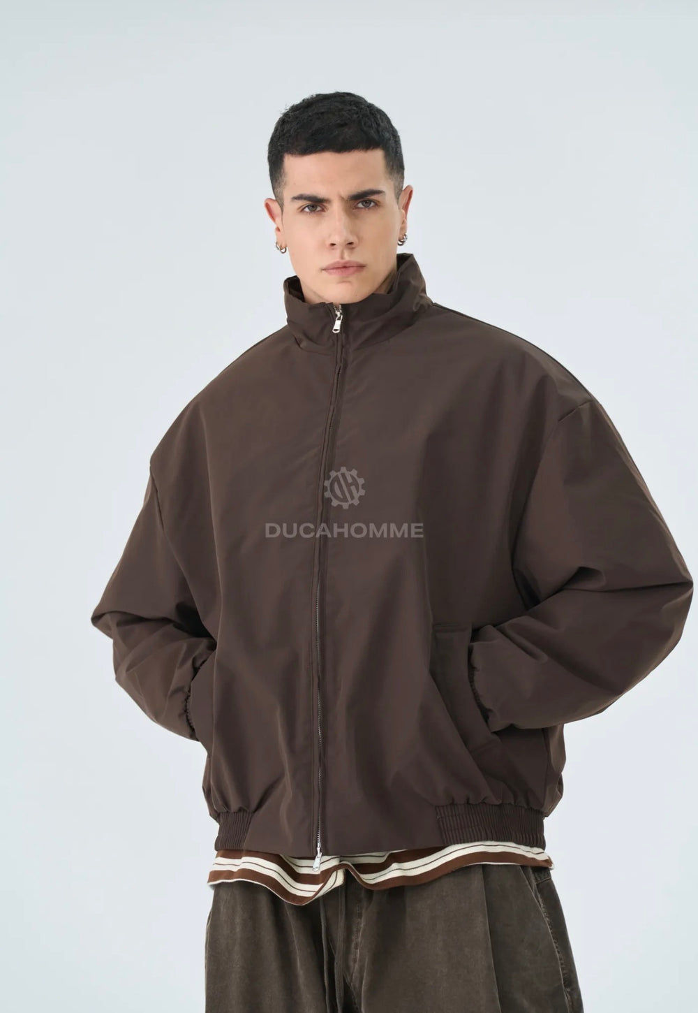 Giacca Oversize-Duca Homme (marrone)