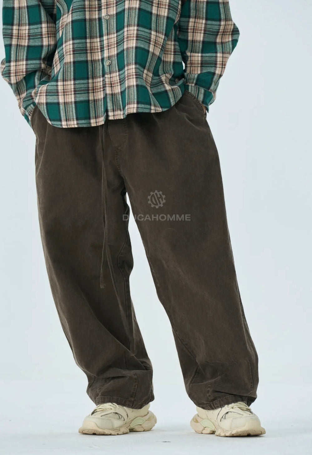 Jeans Super Baggy-Duca Homme (marrone)