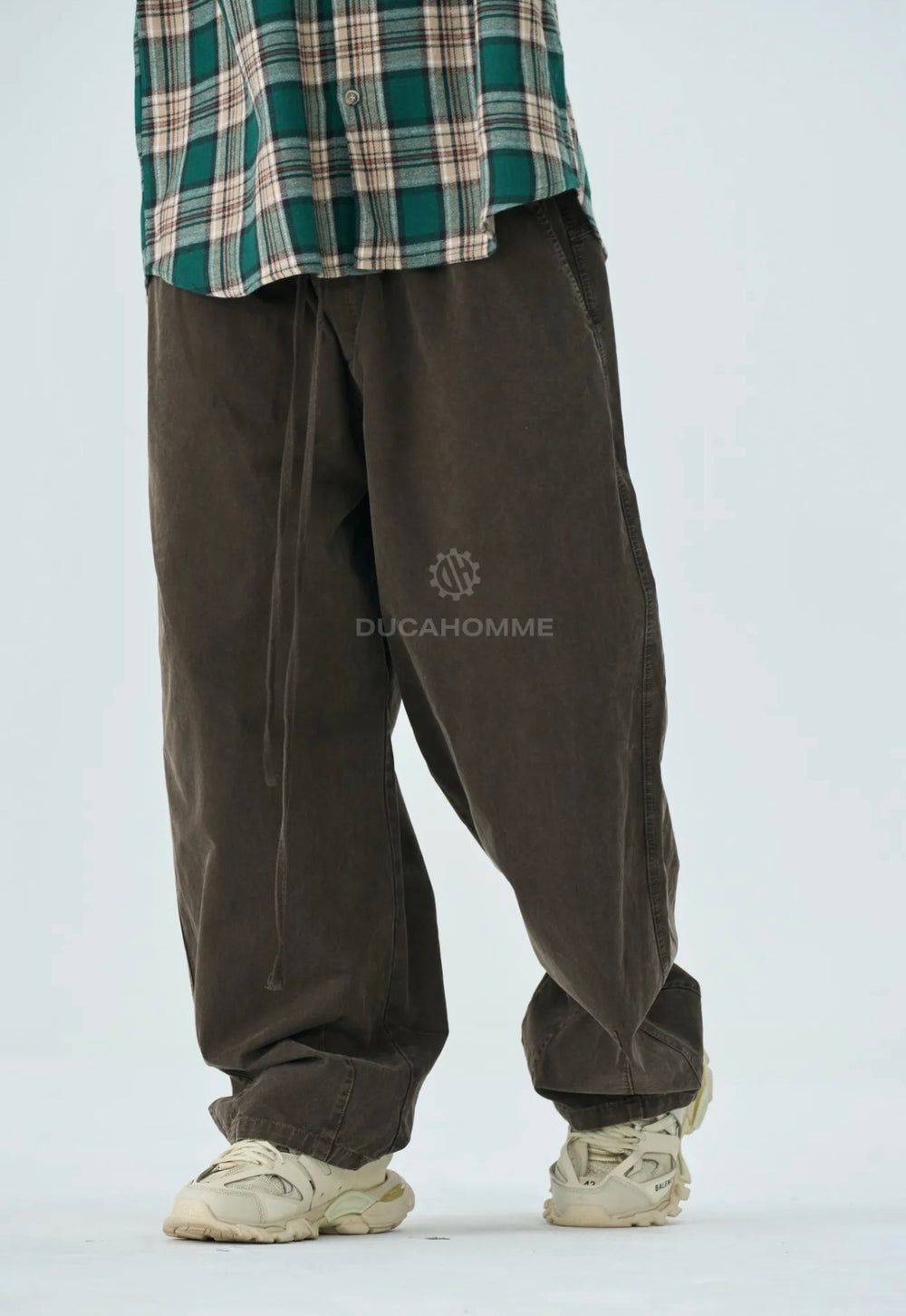 Jeans Super Baggy-Duca Homme (marrone)