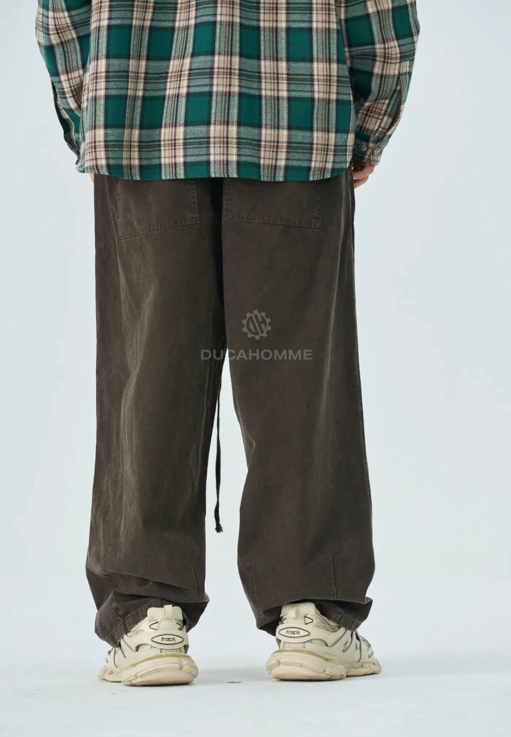 Jeans Super Baggy-Duca Homme (marrone)