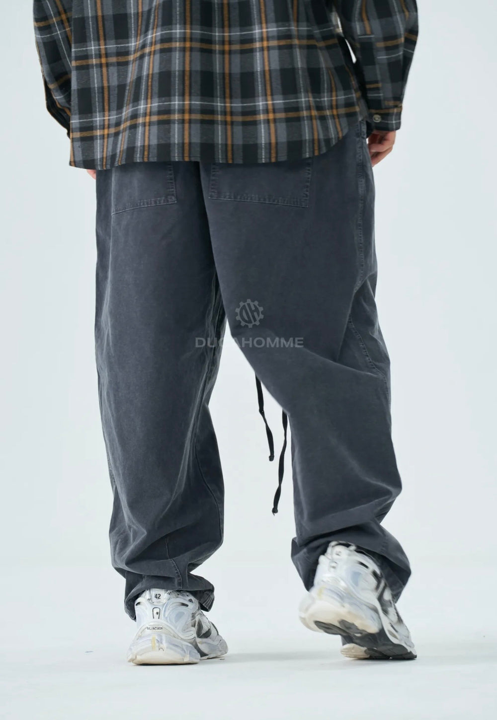 Jeans Super Baggy-Duca Homme (grigio scuro)