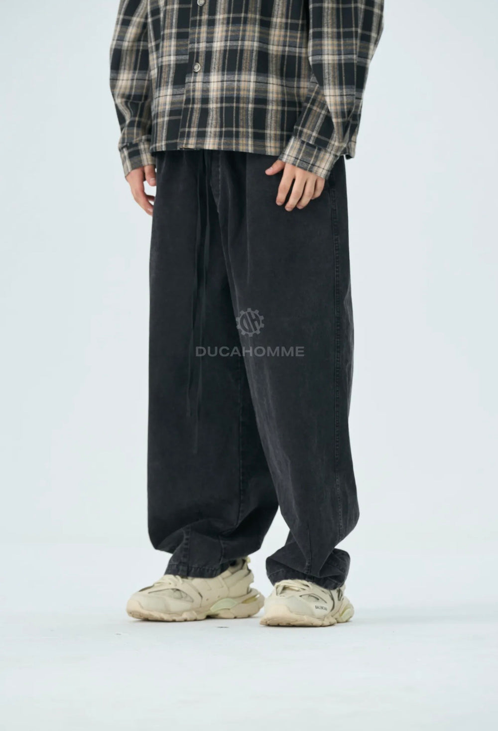 Jeans Super Baggy-Duca Homme (nero)