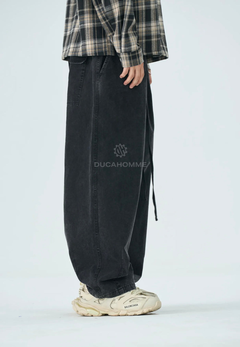 Jeans Super Baggy-Duca Homme (nero)