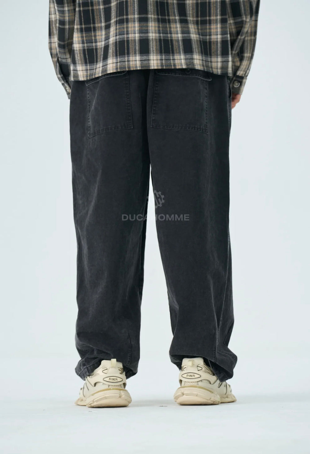 Jeans Super Baggy-Duca Homme (nero)