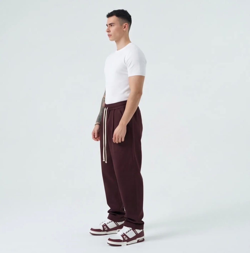 Pantalone Baggy-Duca Homme (bordeaux)