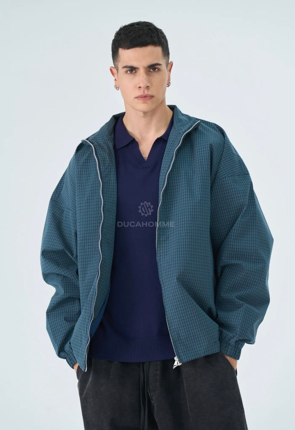 Giacca Quadri-Duca Homme (verde)