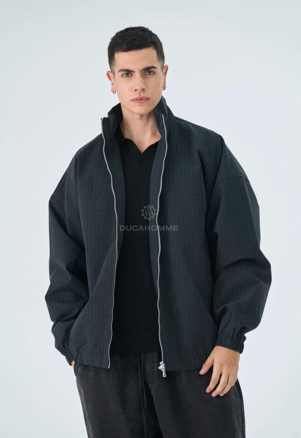 Giacca Quadri-Duca Homme (blu)