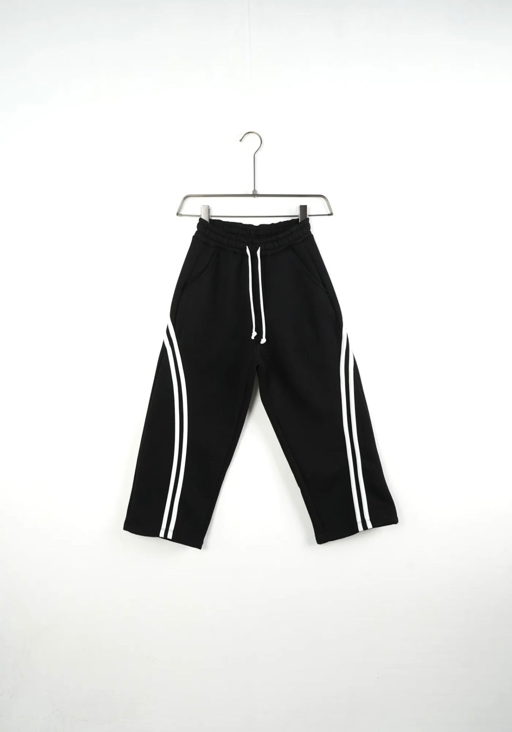 Completo Tuta Felpata Righe Bambino | Duca Homme (nero)