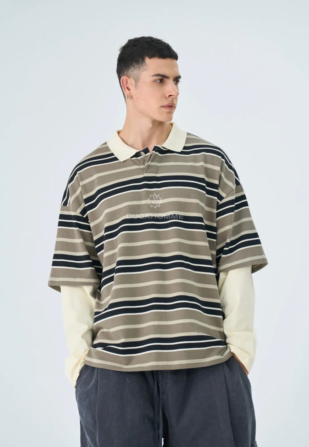 T-shirt Long Sleeve Oversize-Duca Homme