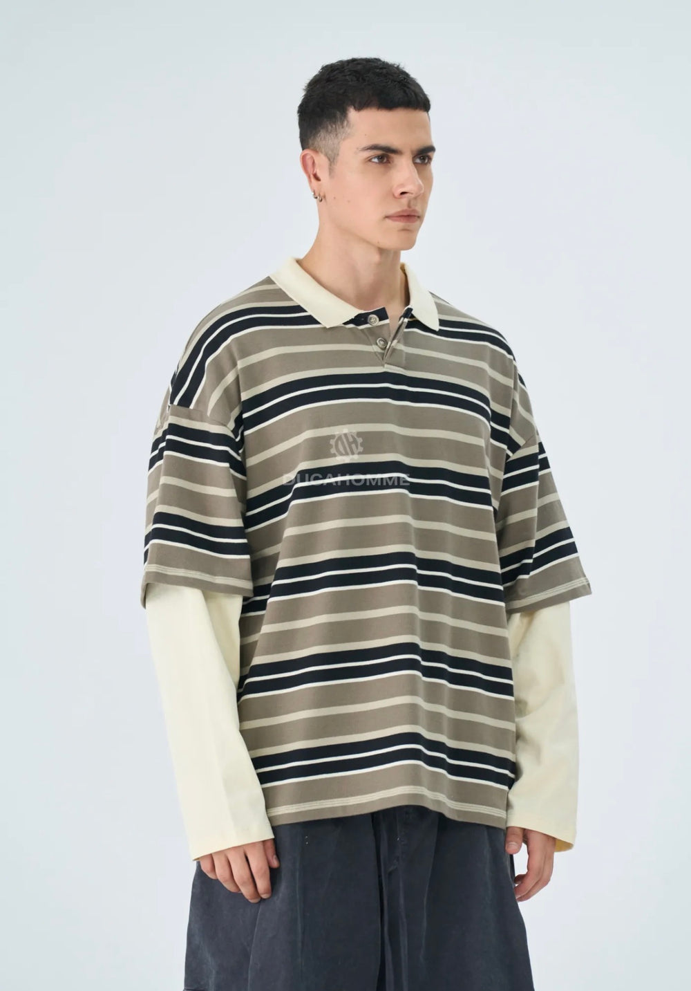 T-shirt Long Sleeve Oversize-Duca Homme