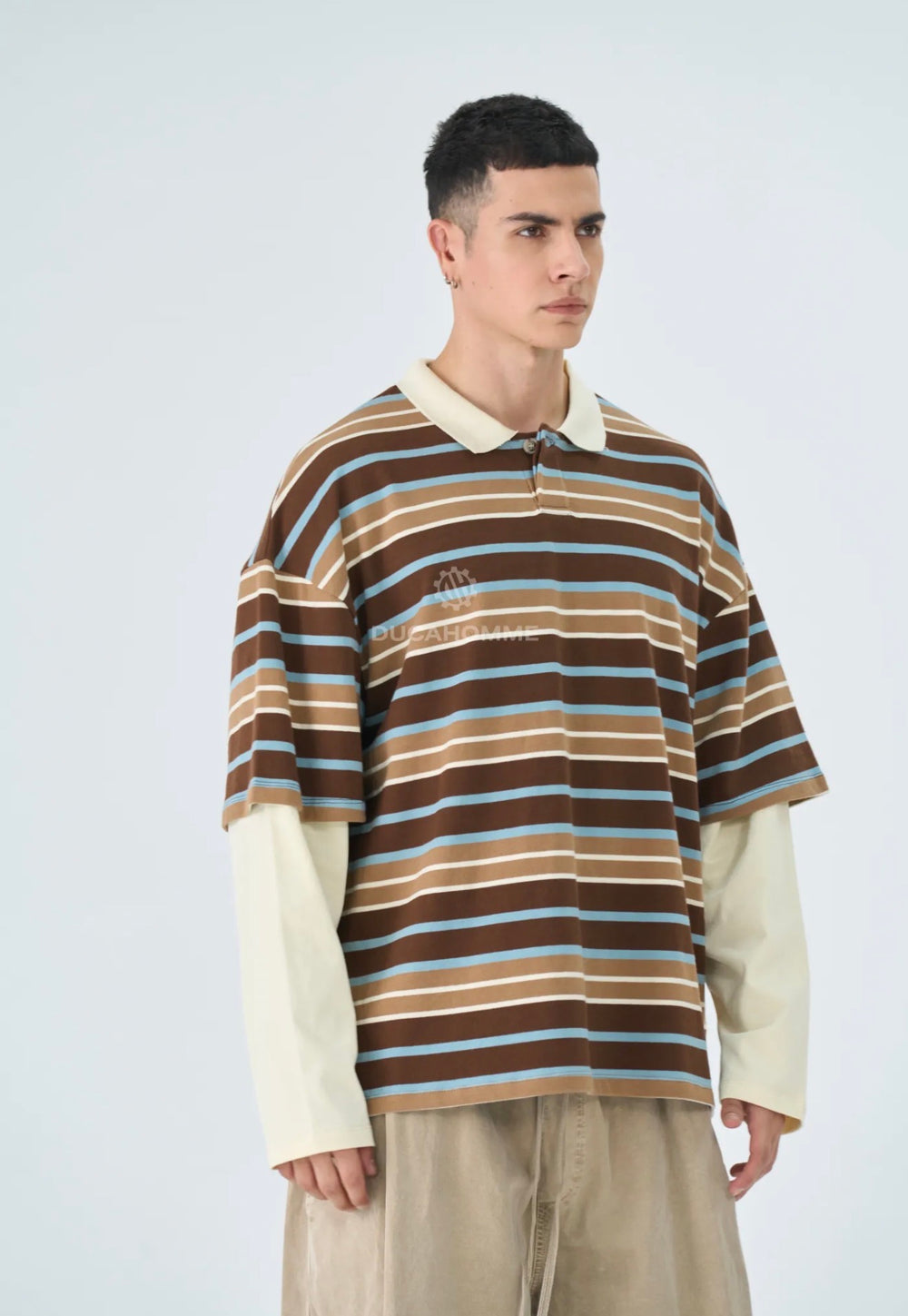 T-shirt Long Sleeve Oversize-Duca Homme
