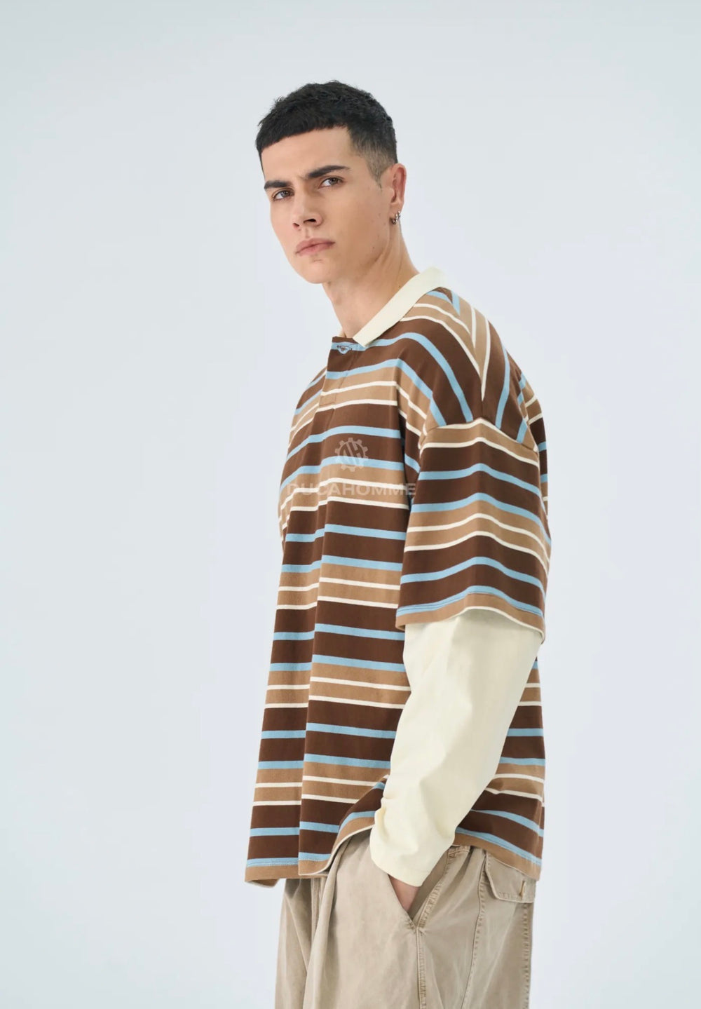 T-shirt Long Sleeve Oversize-Duca Homme
