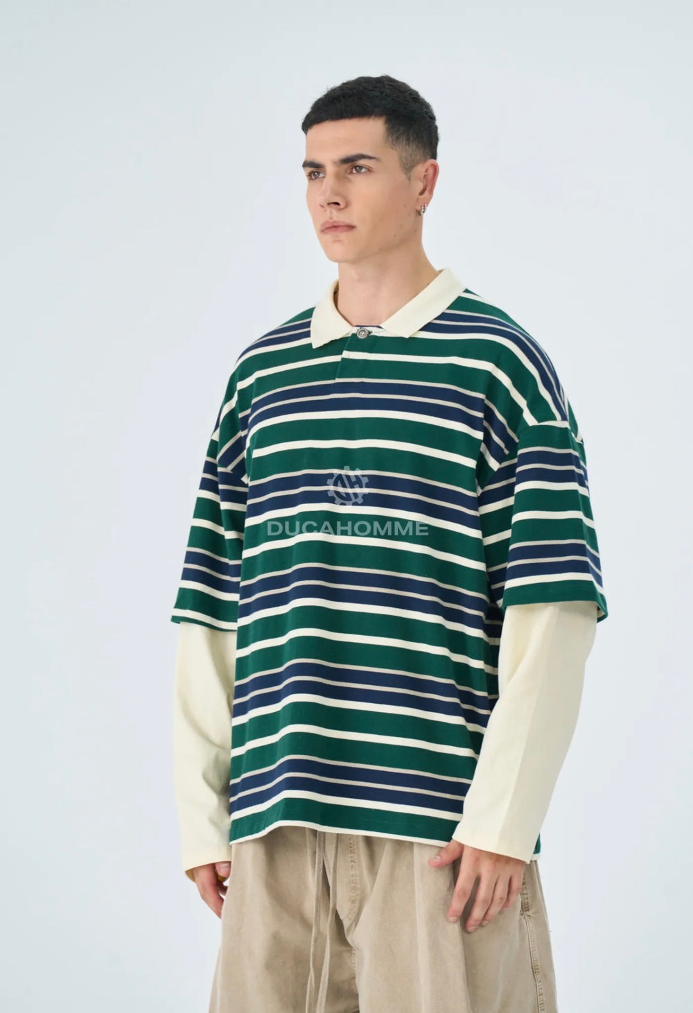 T-shirt Long Sleeve Oversize-Duca Homme
