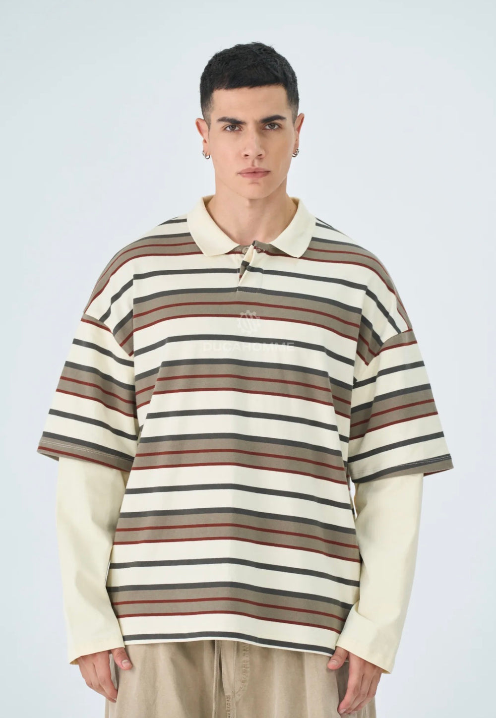 T-shirt Long Sleeve Oversize-Duca Homme