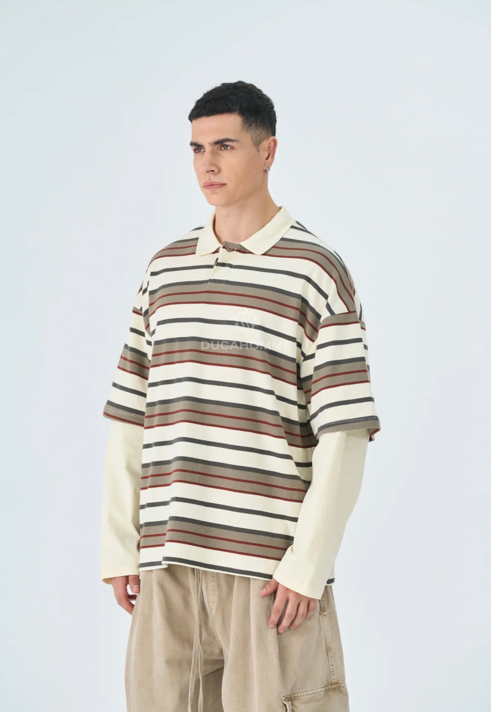 T-shirt Long Sleeve Oversize-Duca Homme