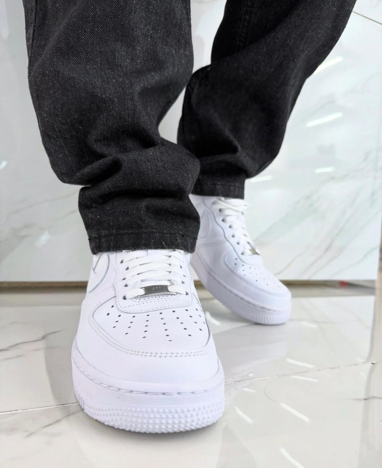 Jeans Nero Uomo Duca Homme - Fondo Jogger Elastico