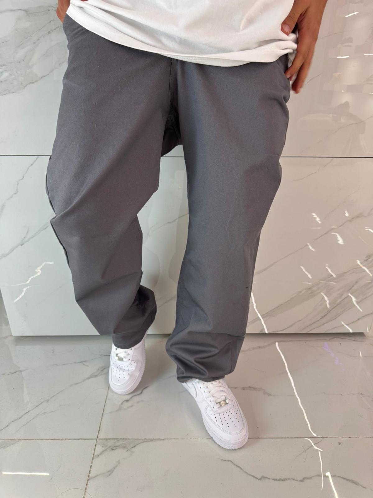 Jeans Baggy Grigio Uomo Duca Homme - Pantajeans Loose Fit