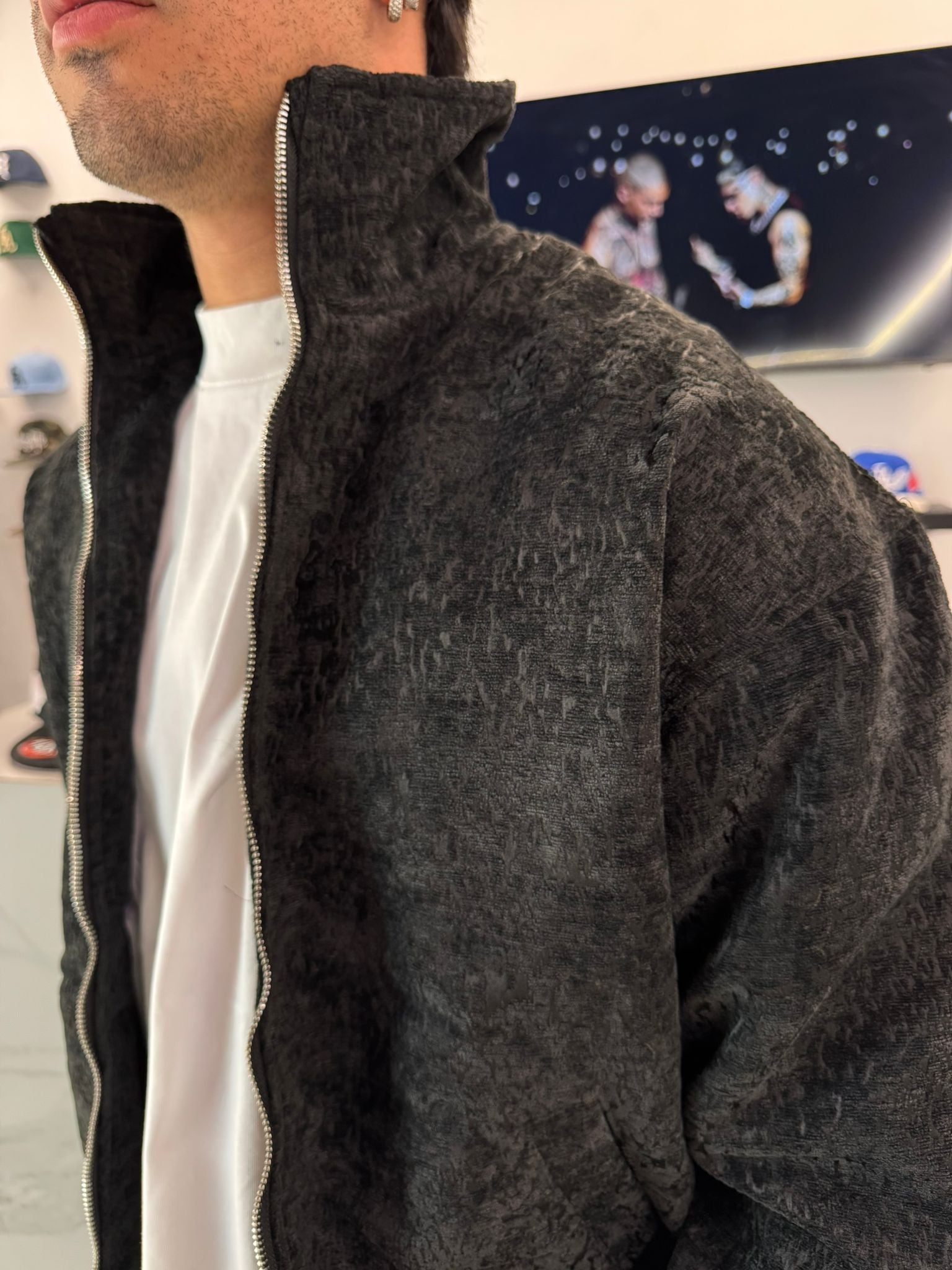 tuta in ciniglia completa da uomo duca homme modello relaxed