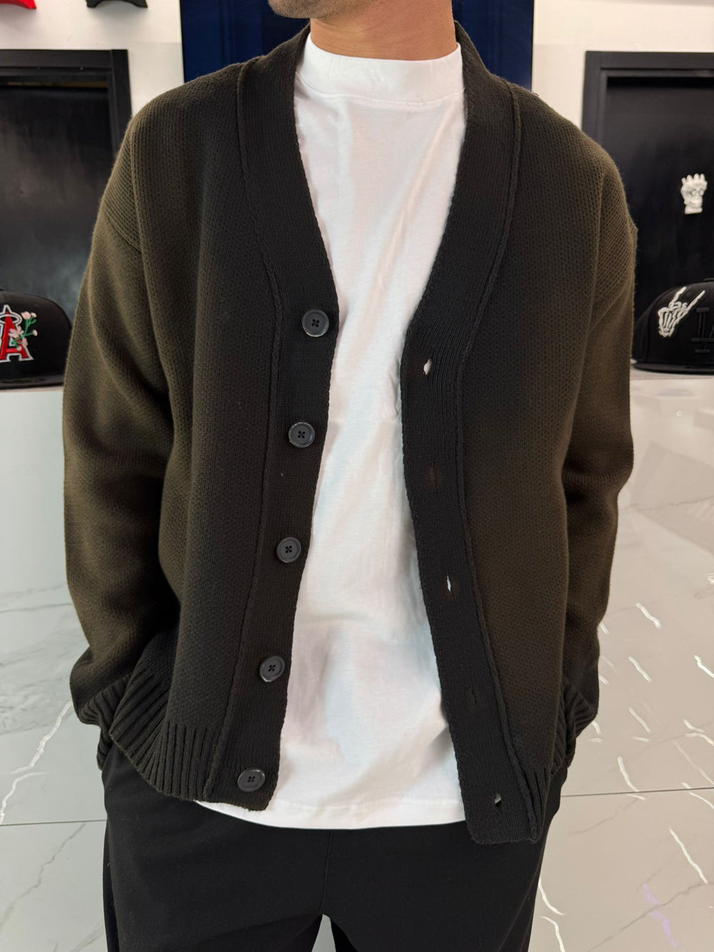 Cardigan Uomo Duca Homme Basic | Bottoni Frontali Cotone | Fit Comodo