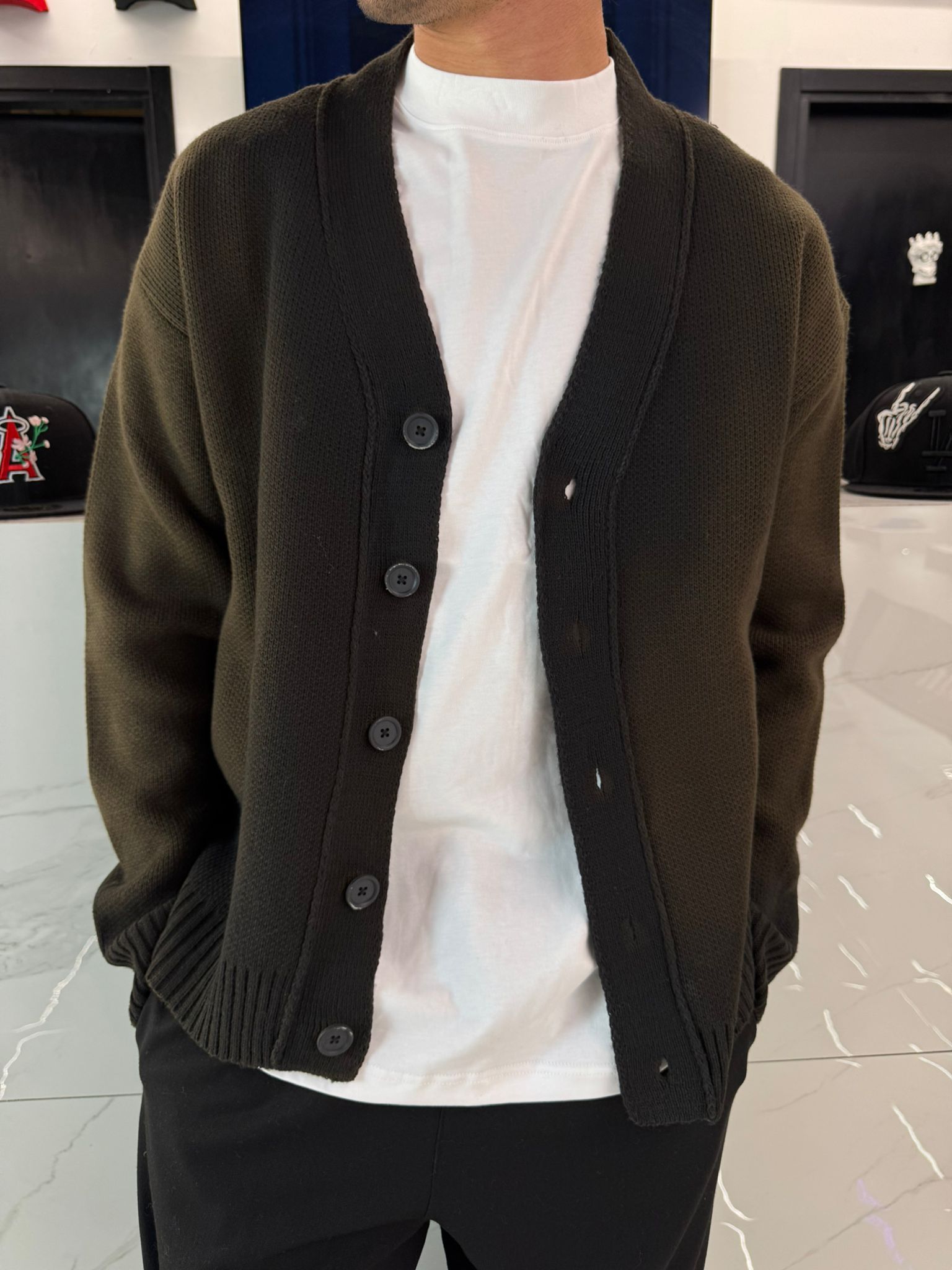 Cardigan Uomo Duca Homme Basic | Bottoni Frontali Cotone | Fit Comodo