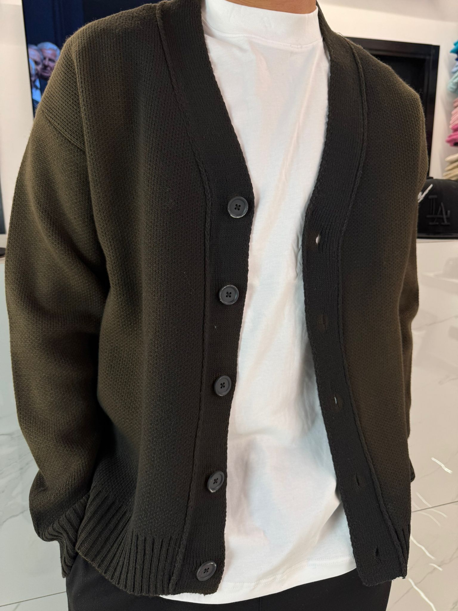 Cardigan Uomo Duca Homme Basic | Bottoni Frontali Cotone | Fit Comodo