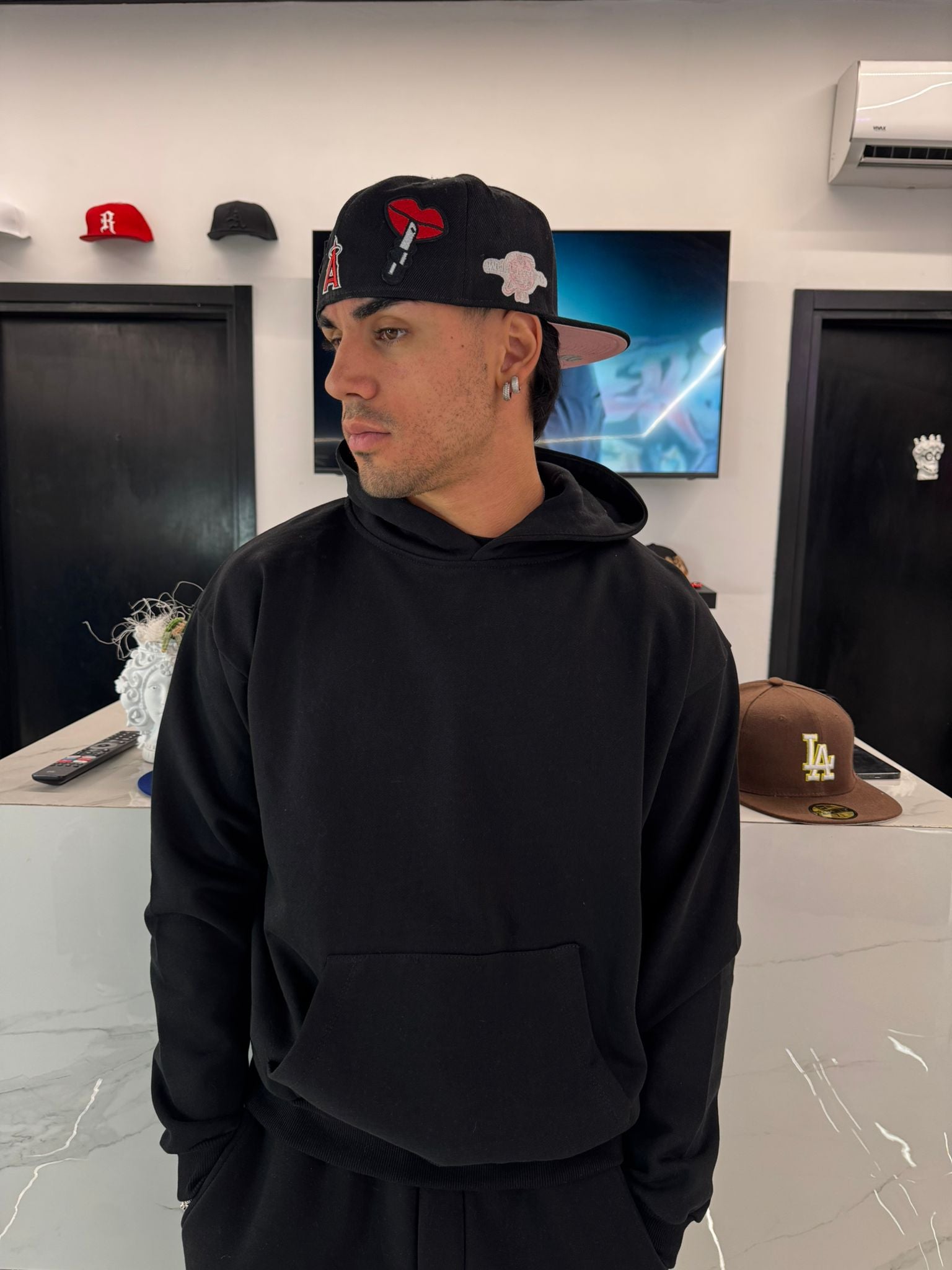 felpa con cappuccio uomo abbigliamento duca homme ritiro in negozio