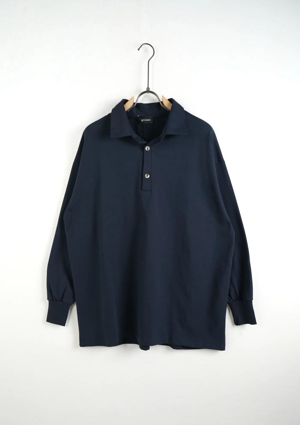 Polo in Cotone Oversize Blu notte - Duca Homme