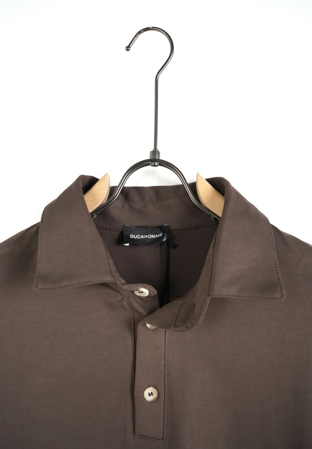 Polo in Cotone Duca Homme e Oversize Marrone