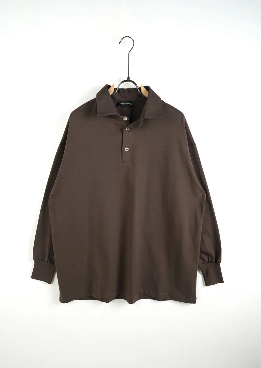 Polo in Cotone Duca Homme e Oversize Marrone