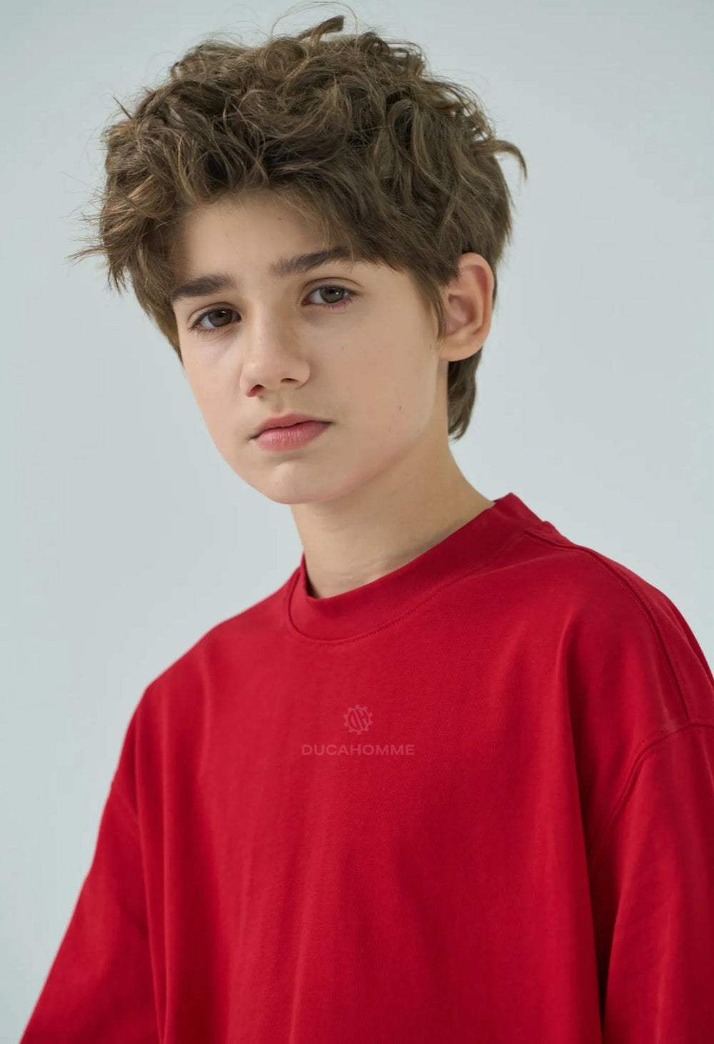 T Shirt Bambino Oversize Duca Homme Rossa