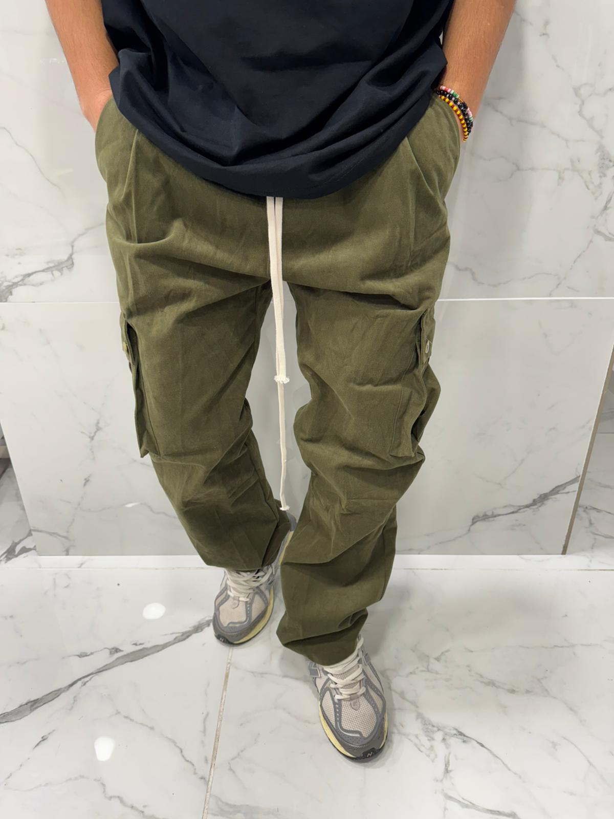 Pantaloni Cargo  Duca Homme | Uomo | Verde militare
