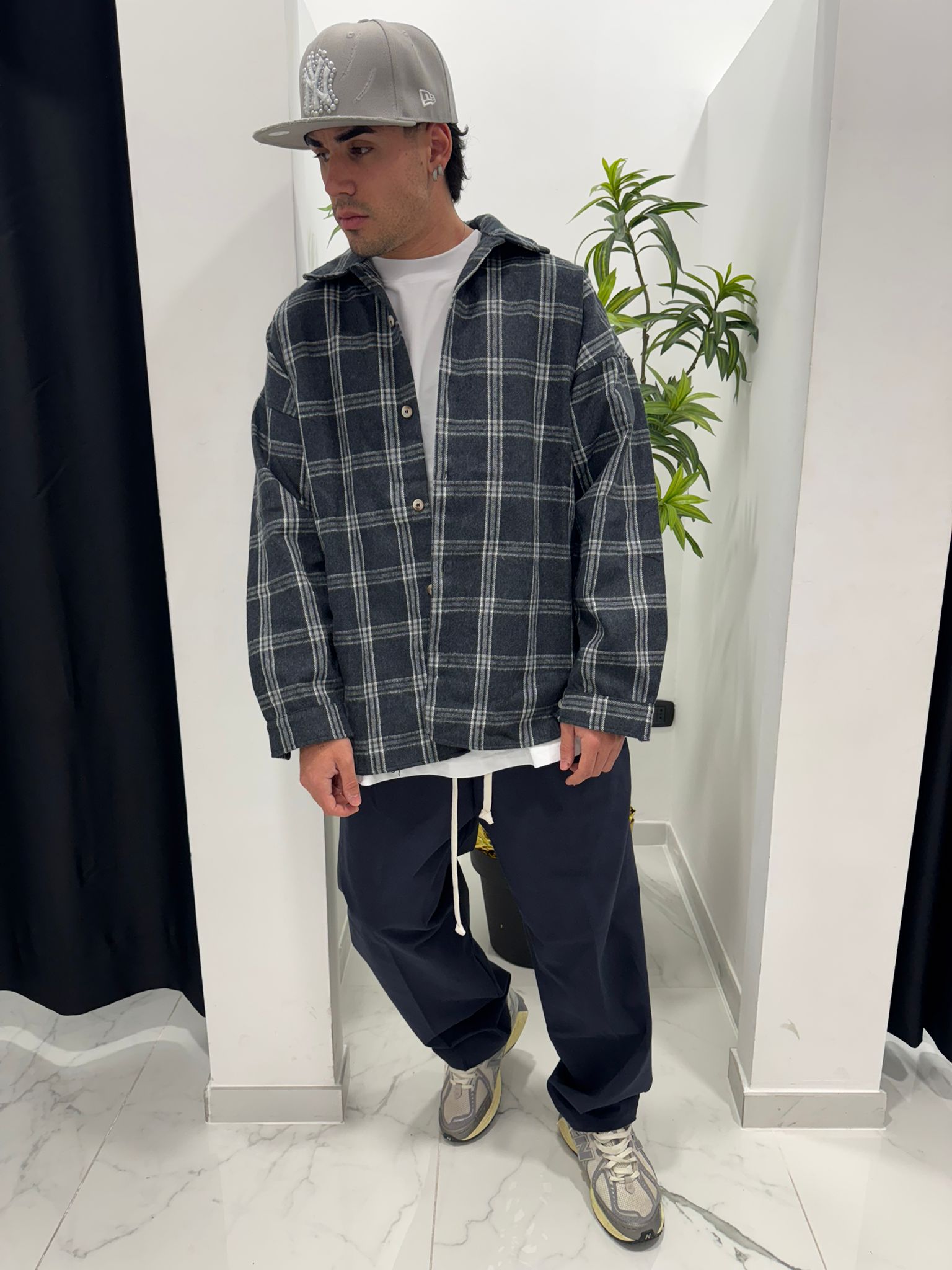 Camicia a Quadri Uomo Duca Homme | Blu