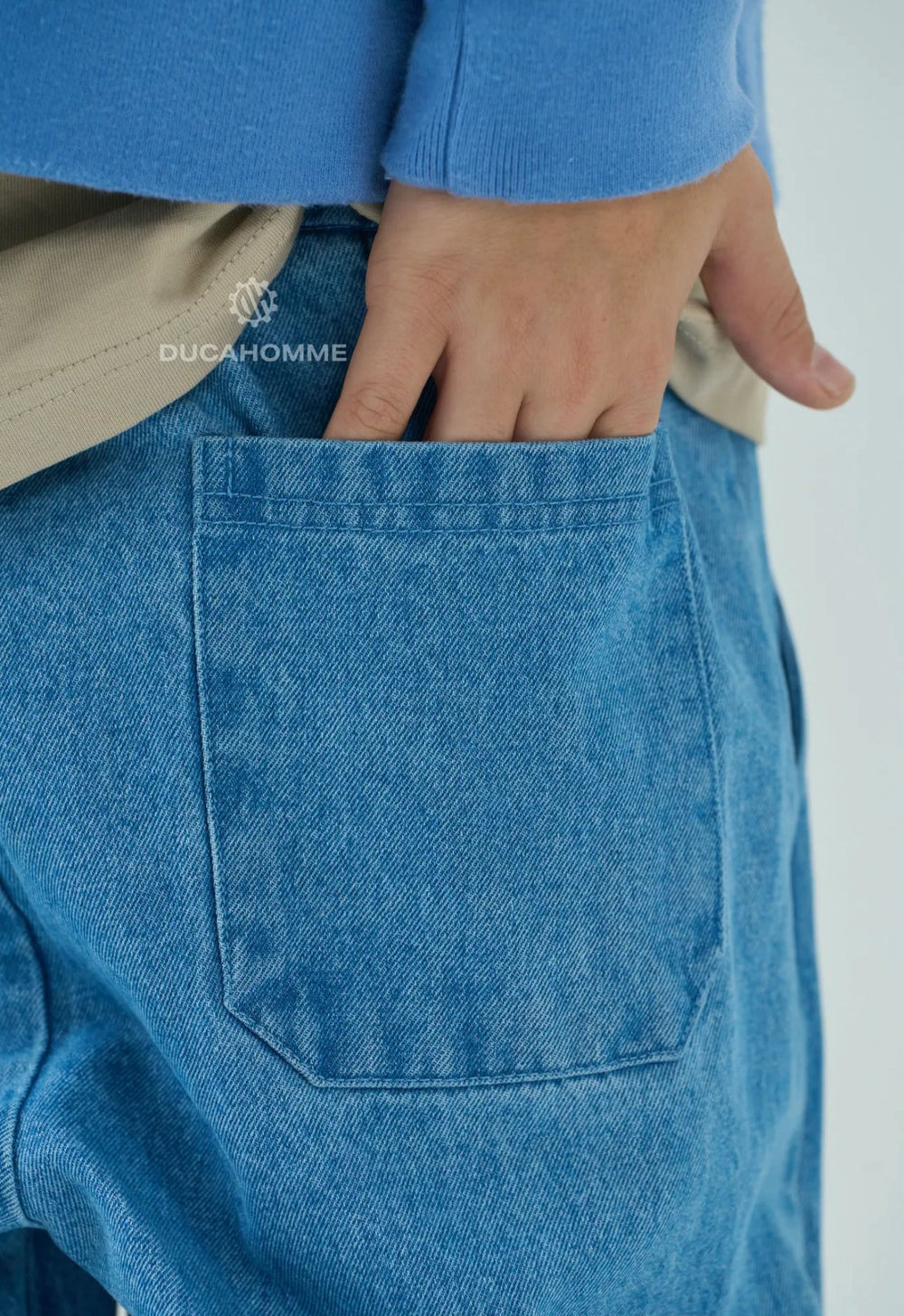 Jeansc Cargo Fondo Stretto Bambino Duca Homme | Streetwear Kids