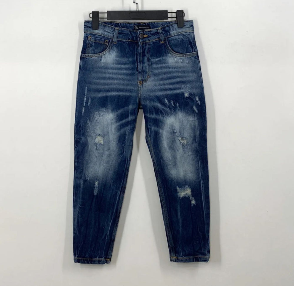 Jeans Bambino Duca Homme Blu Strappato