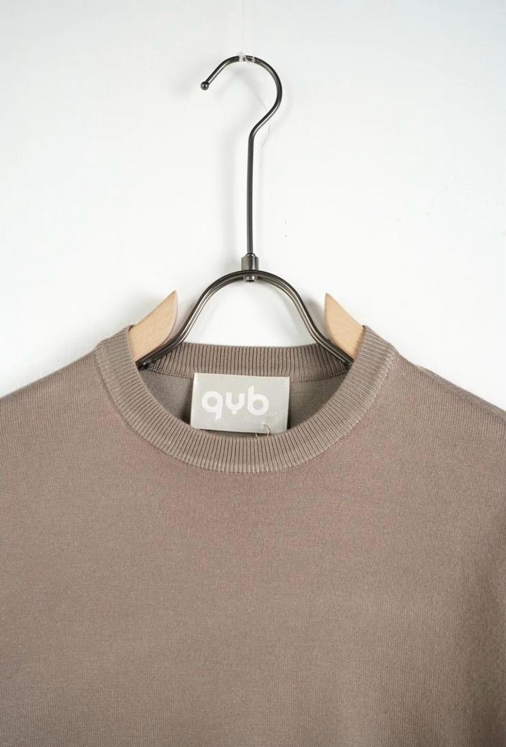 Maglione Basic Girocollo Khaki in Cotone - Duca Homme
